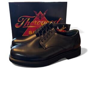 Men's 10.5 M Thorogood Uniform Classic Leather Academy Oxford Slip Resist Shoes
